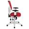 Flash Furniture Office Chair, Mesh, Red Mesh/White Frame HL-0001-WH-RED-GG - alternate 5